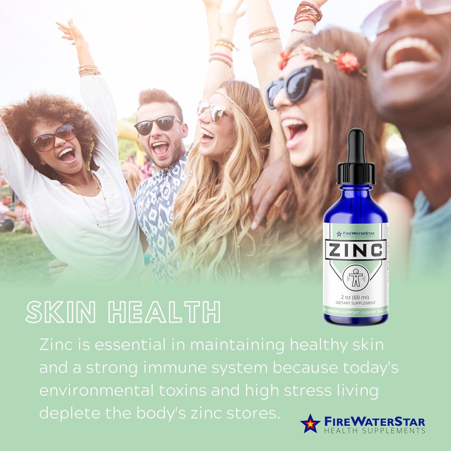 Suplemento Líquido de Zinc FWS 60 ml - Orgánico Vegano