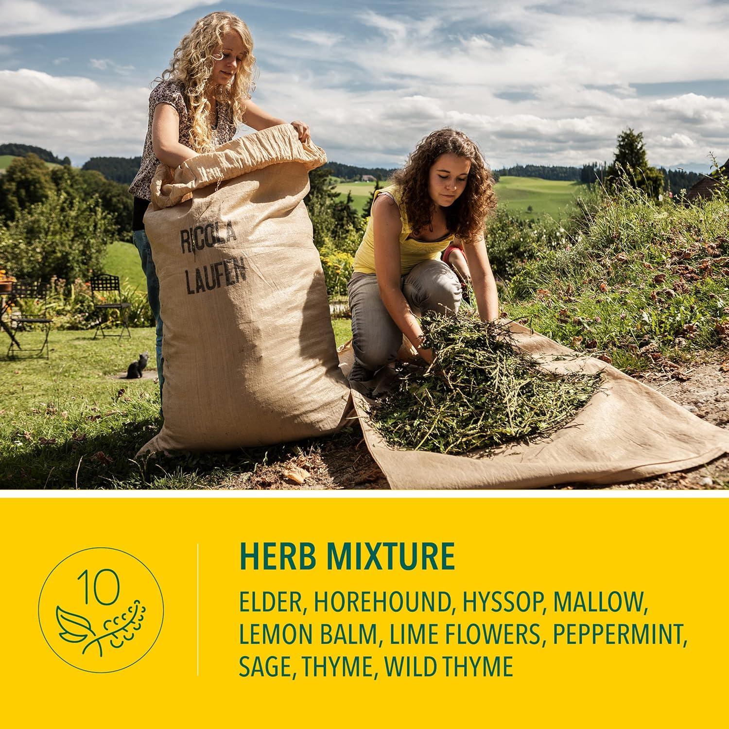 Gotas para la Garganta Ricola Original Suizo - 9 Pastillas