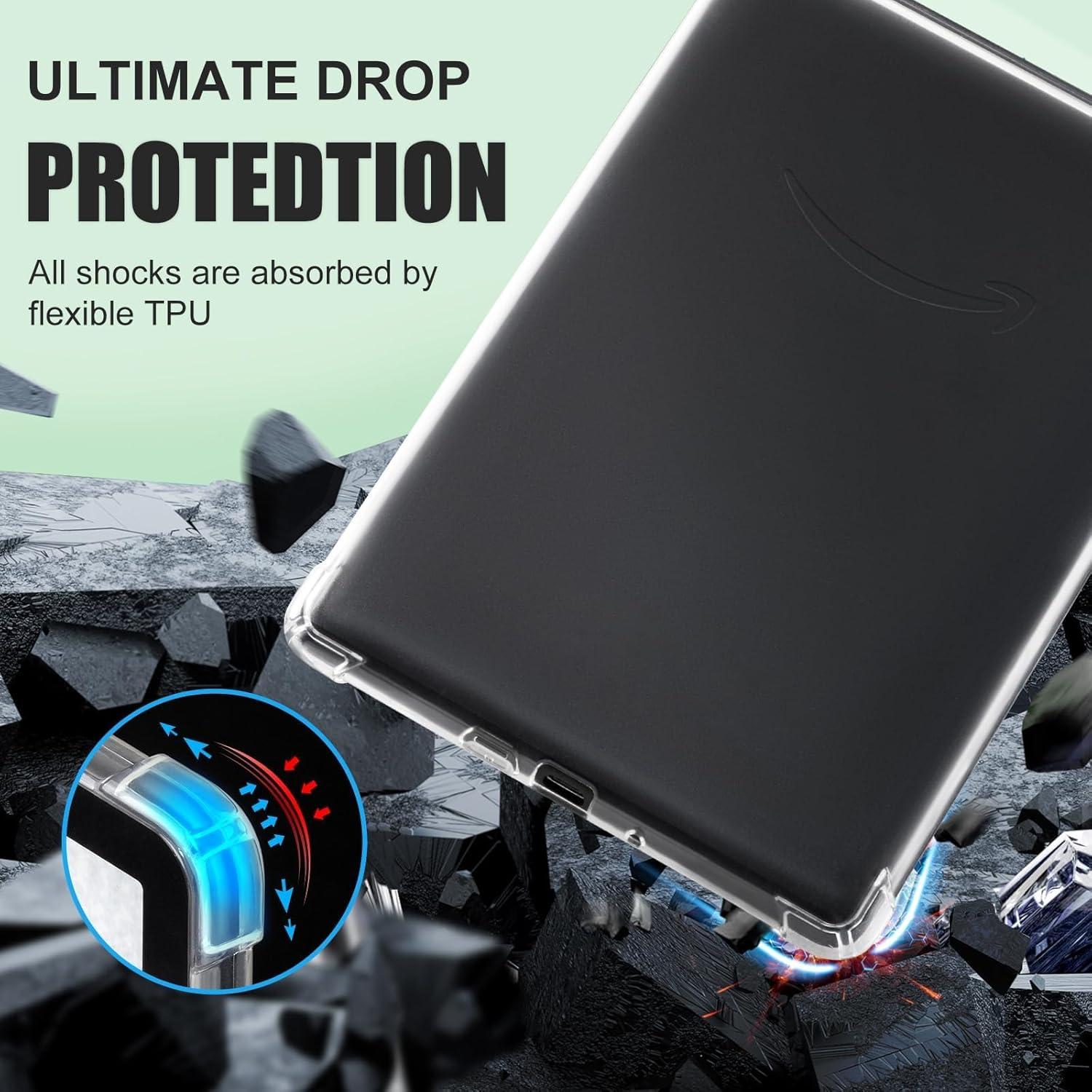 Funda Transparente iDLEHANDS para Kindle Paperwhite 12ª Gen 2024