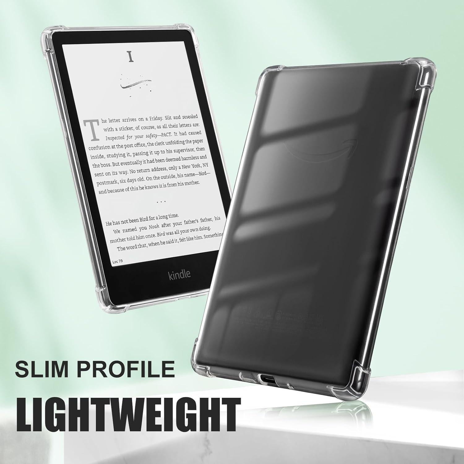 Funda Transparente iDLEHANDS para Kindle Paperwhite 12ª Gen 2024