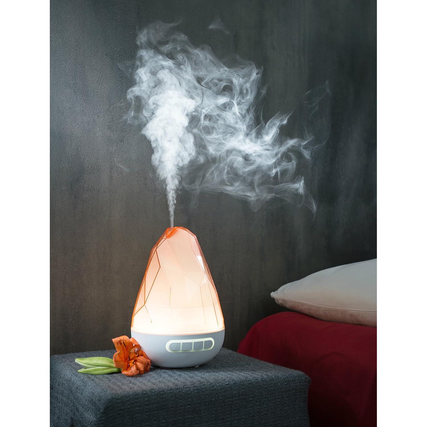 Humidificador Ultrasónico Quooz Rockano 200ml con Difusor