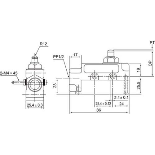 Interruptor Micro DuraSteel TZ-6001 para Puerta Enrollable 220V/110V