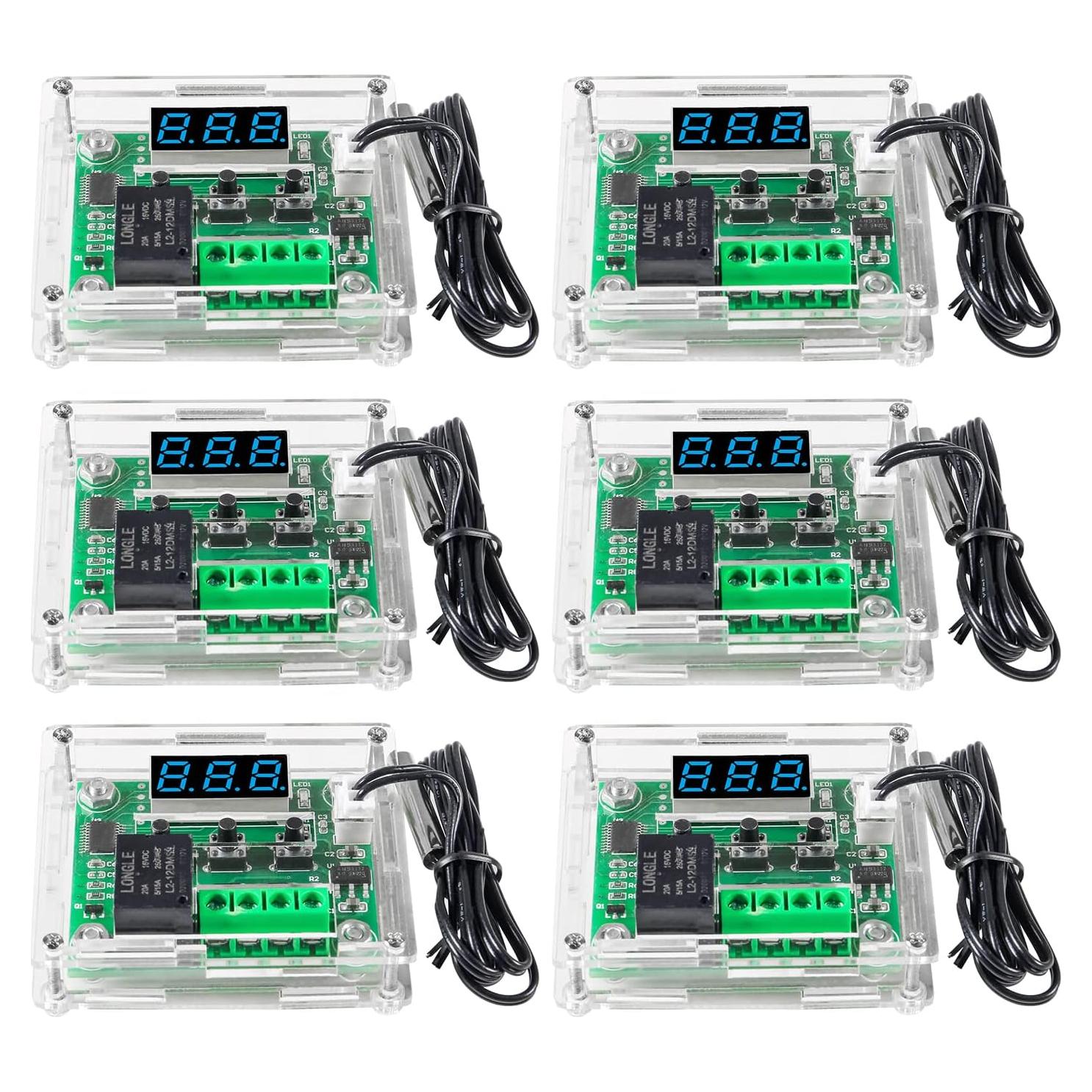 Controlador de Temperatura Digital W1209 12V con Sonda NTC