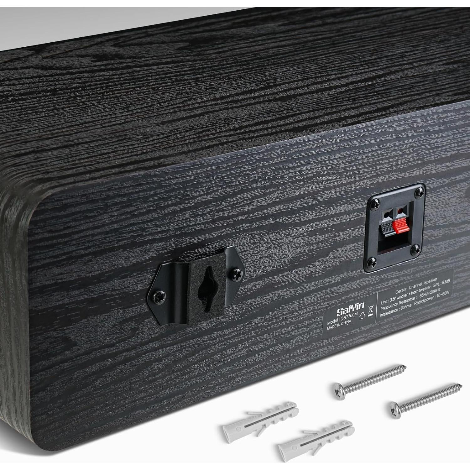 Altavoz Central Saiyin DS7700M 43 cm Doble Woofer 8 Ohm