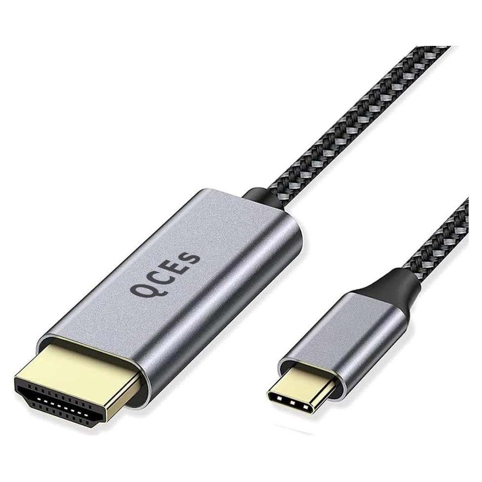 Cable USB-C a HDMI 4K QCEs 1.8m para MacBook y Galaxy