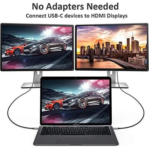 Cable USB-C a HDMI 4K QCEs 1.8m para MacBook y Galaxy