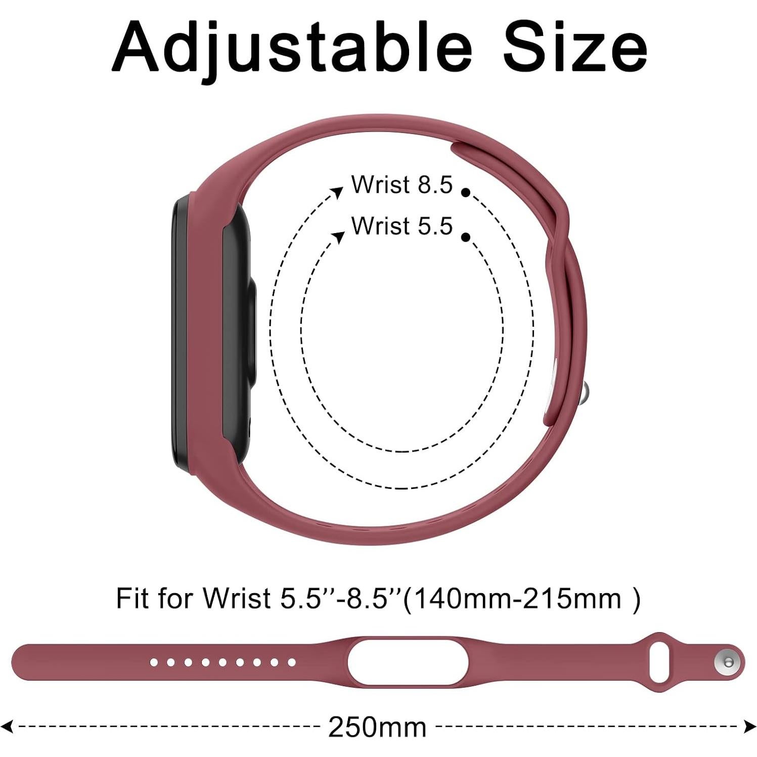 Pulseras de Silicona AK - 3 Bandas para Xiaomi Mi Band 5/6