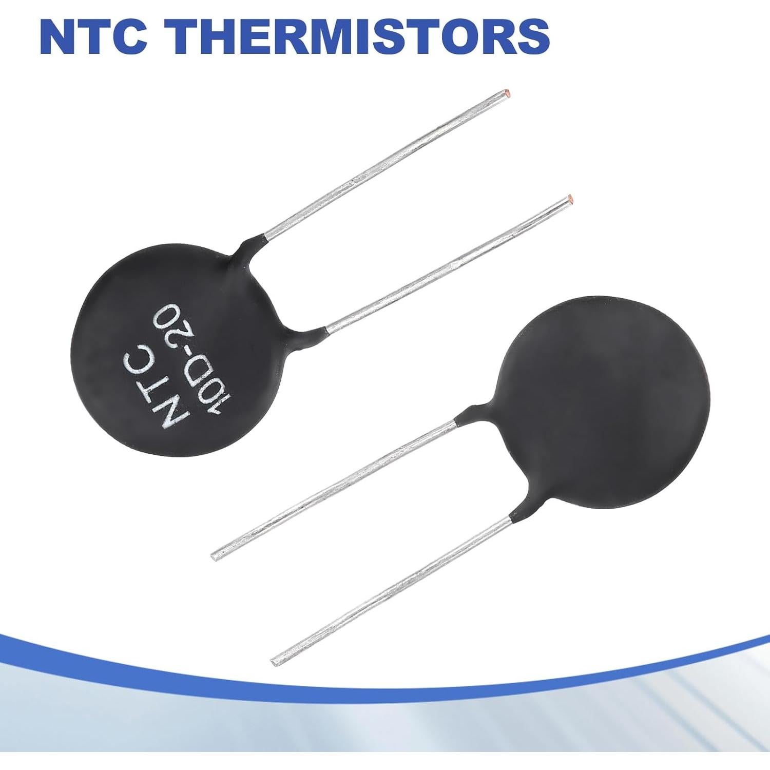 Termistor NTC 10 Ohm MECCANIXITY 10D-20 para Corriente de Arranque