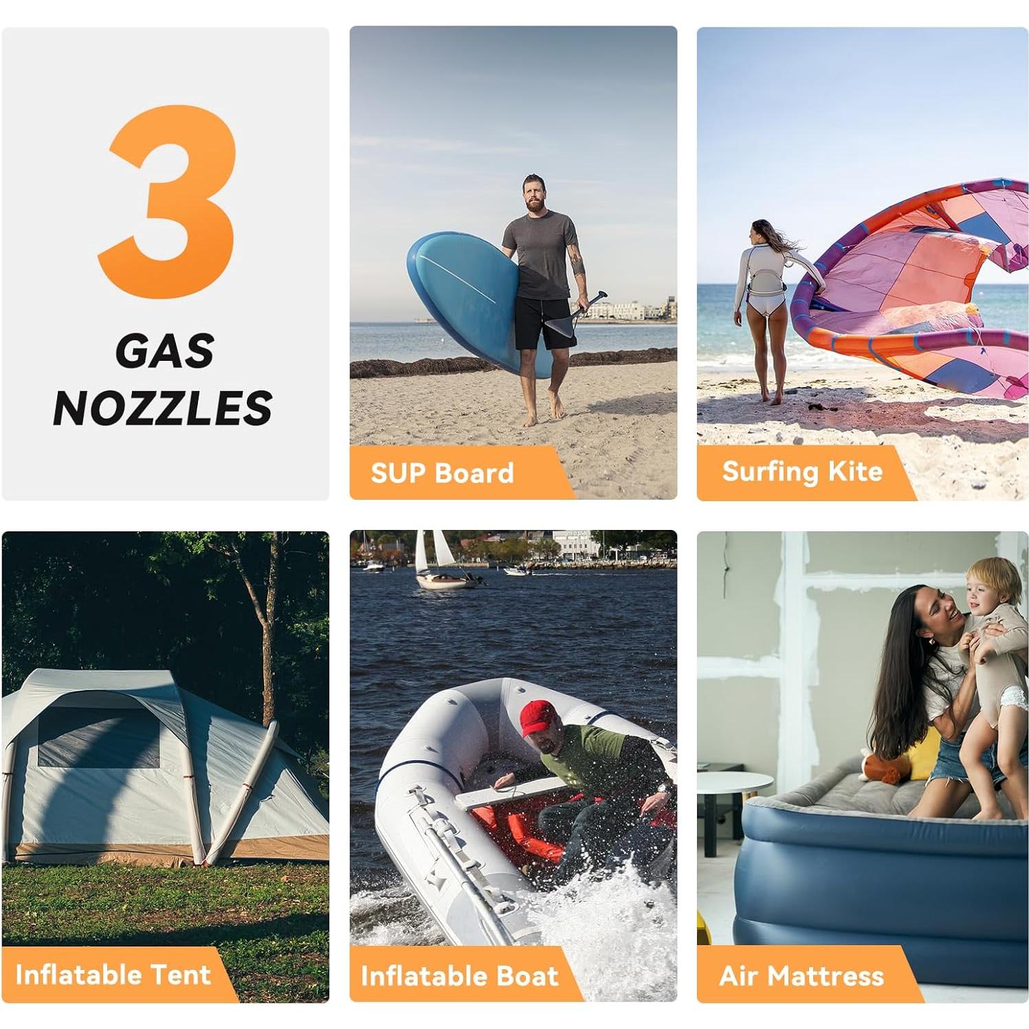 Bomba Eléctrica SUP dwndpump DP3 20PSI Portátil 1.14kg