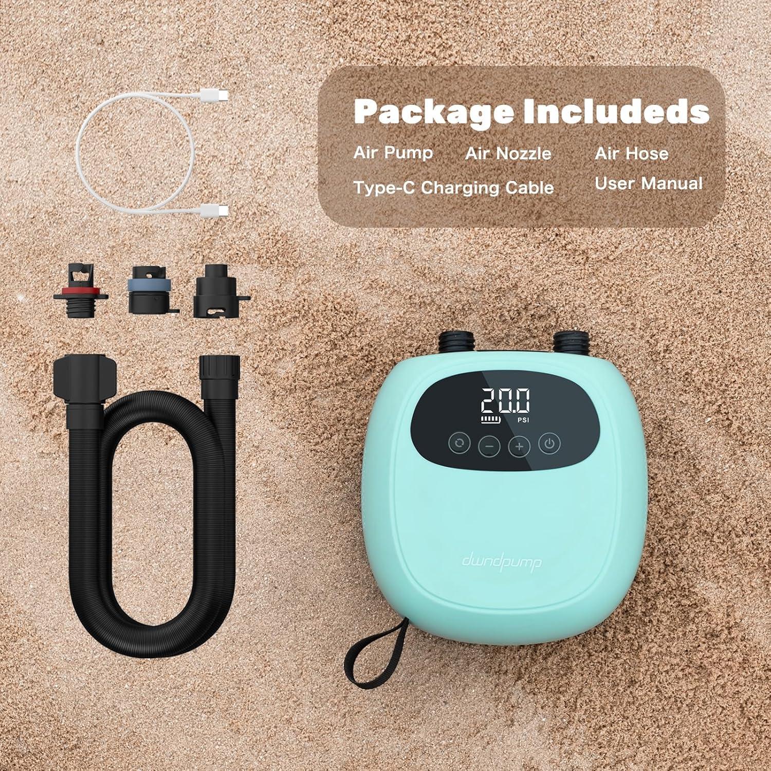 Bomba Eléctrica SUP dwndpump DP3 20PSI Portátil 1.14kg