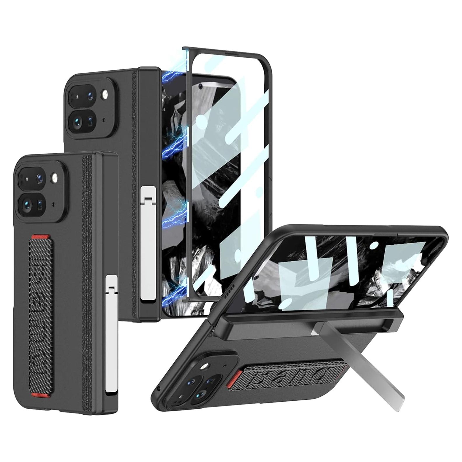 Funda Google Pixel 9 Pro Fold Clatoxi con Soporte y Protector HD