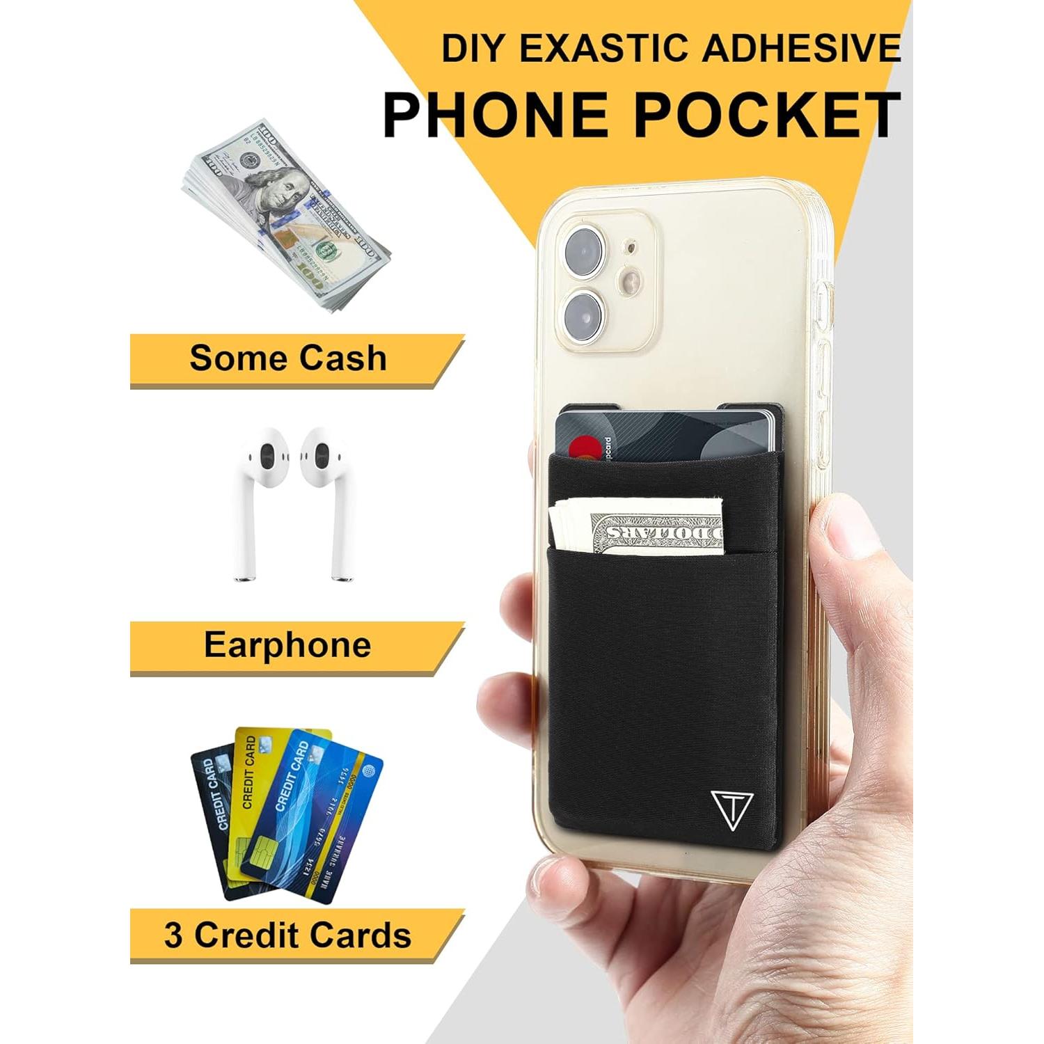 Billetera Slim TOYFID para Hombres con Bloqueo RFID - Negra