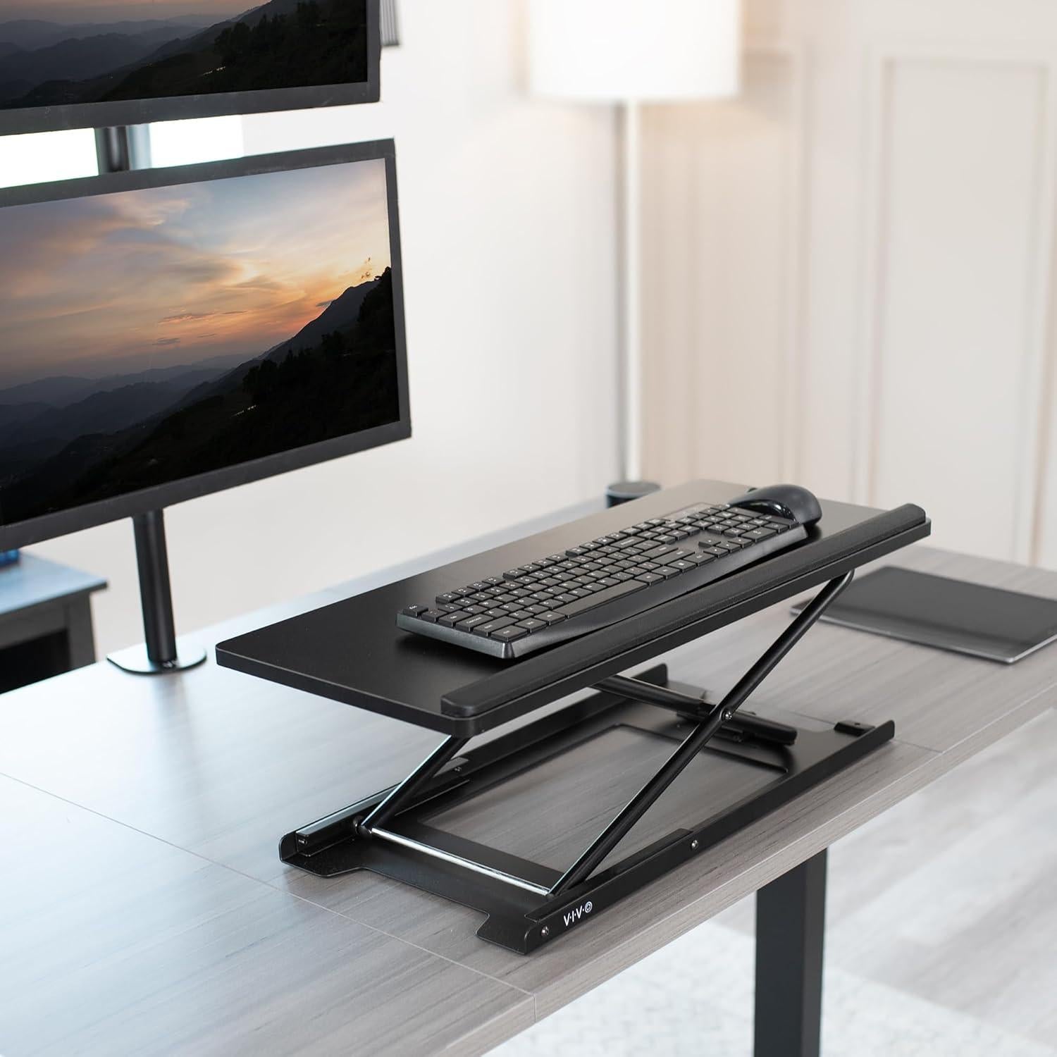 Elevador de Teclado Ergonómico VIVO DESK-V000P 27" Ajustable