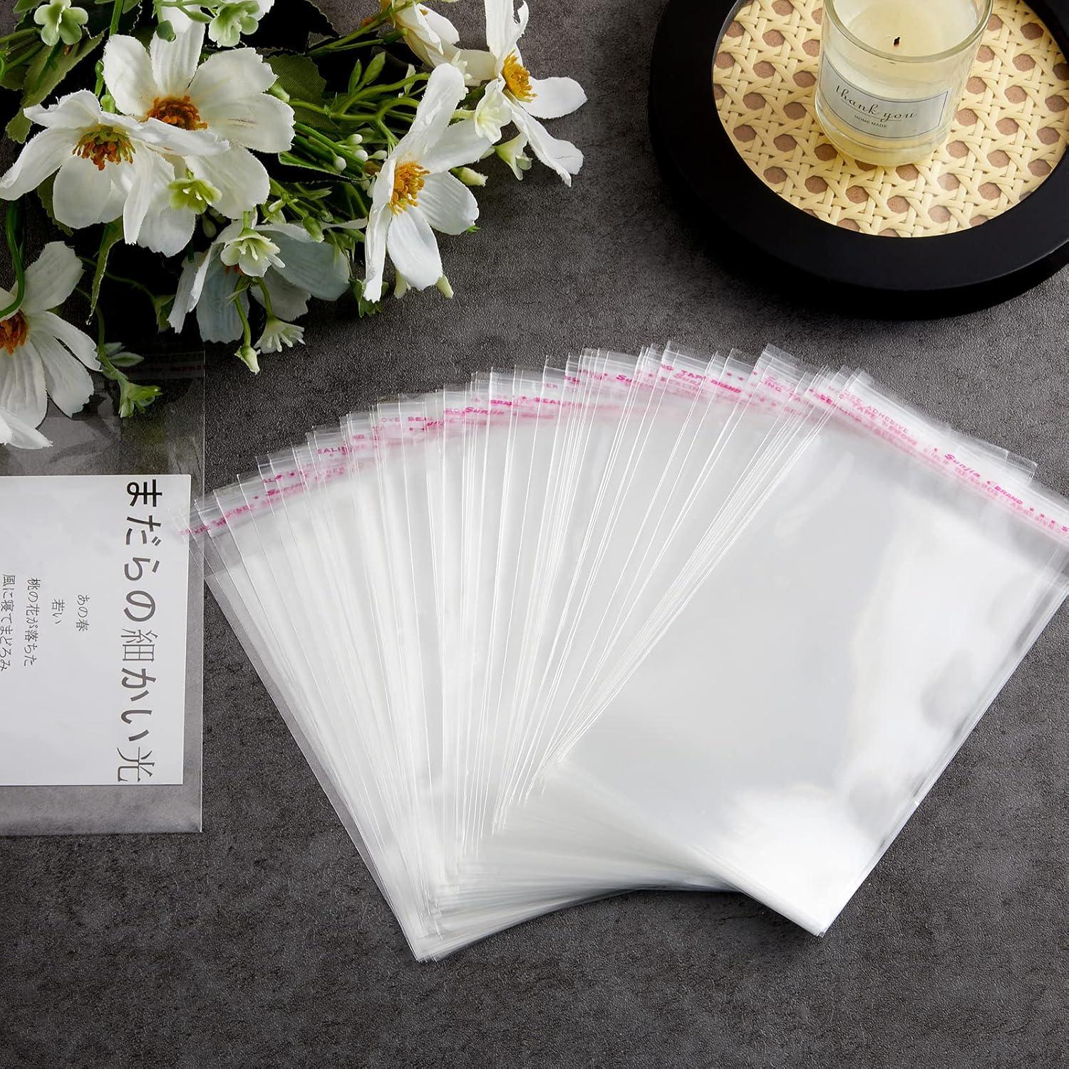 Fundas de Cartas Clasificadas Lewtemi 300 Pcs Plástico Transparente