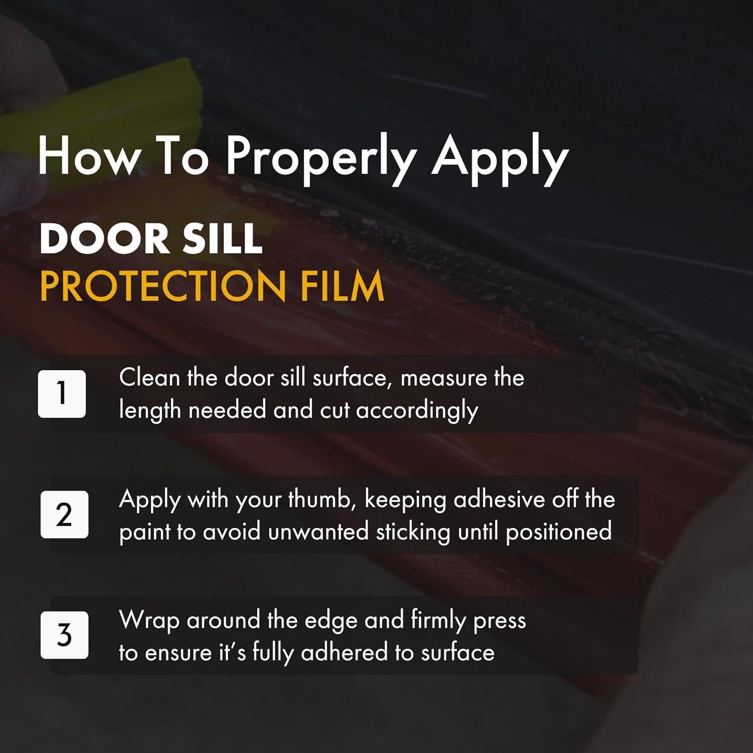 Protector de Umbral de Puerta XPEL Claro 152.4cm x 6.99cm