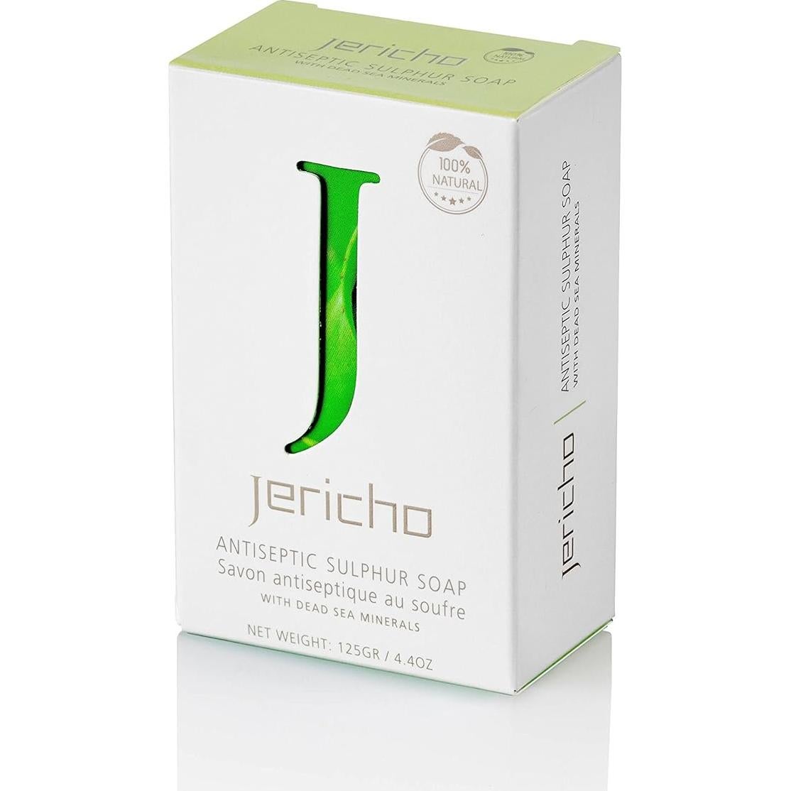 Jabón de Azufre Natural Jericho 125g - Vegano y Exfoliante