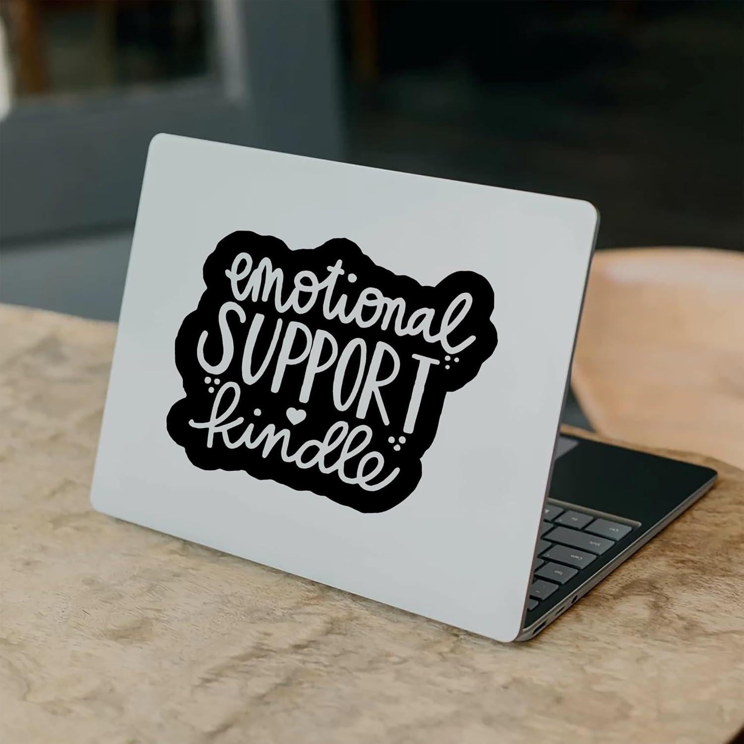 Calcomanía de Apoyo Emocional Vinilo 12,7 cm Negra