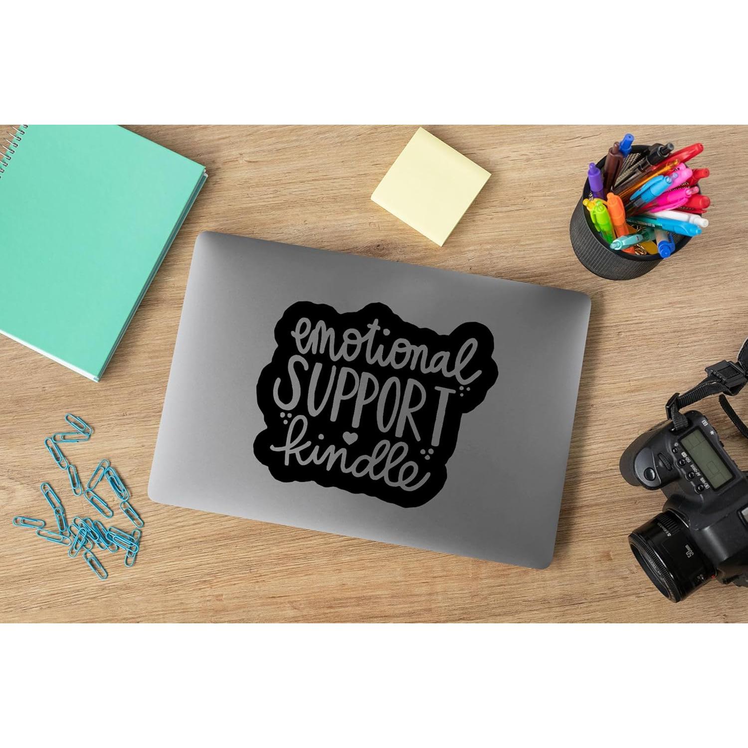 Calcomanía de Apoyo Emocional Vinilo 12,7 cm Negra