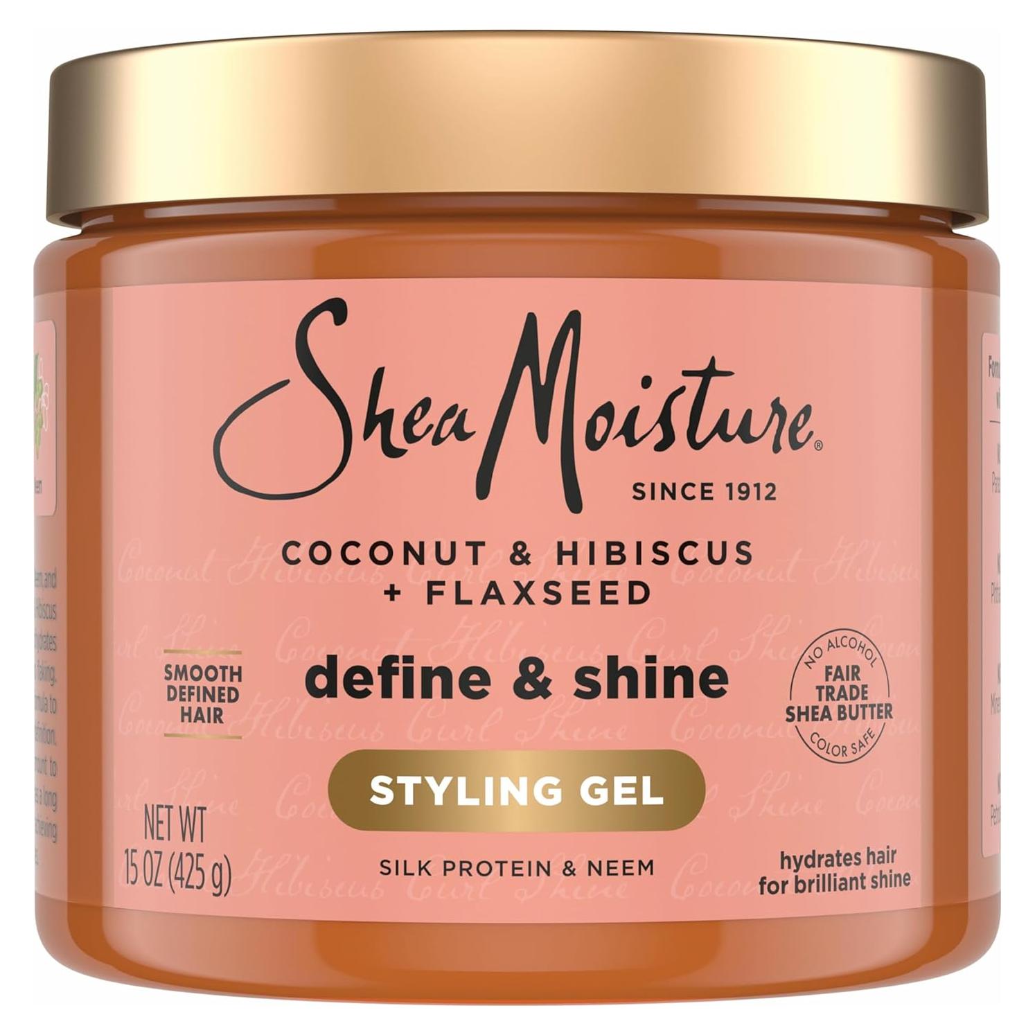 Gel de Estilo SheaMoisture Coco & Hibisco 15 Onzas Hidratante