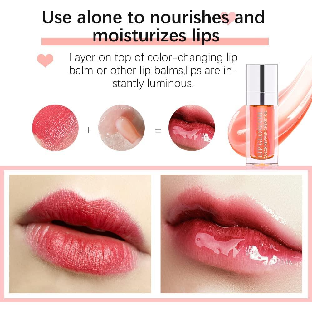 Aceite Brillante Hidratante para Labios GECOMO 5.67g Transparente