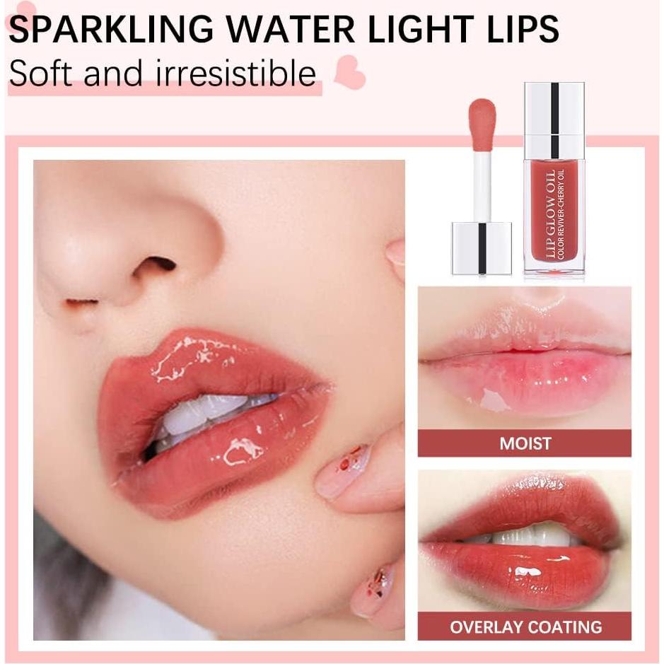 Aceite Brillante Hidratante para Labios GECOMO 5.67g Transparente