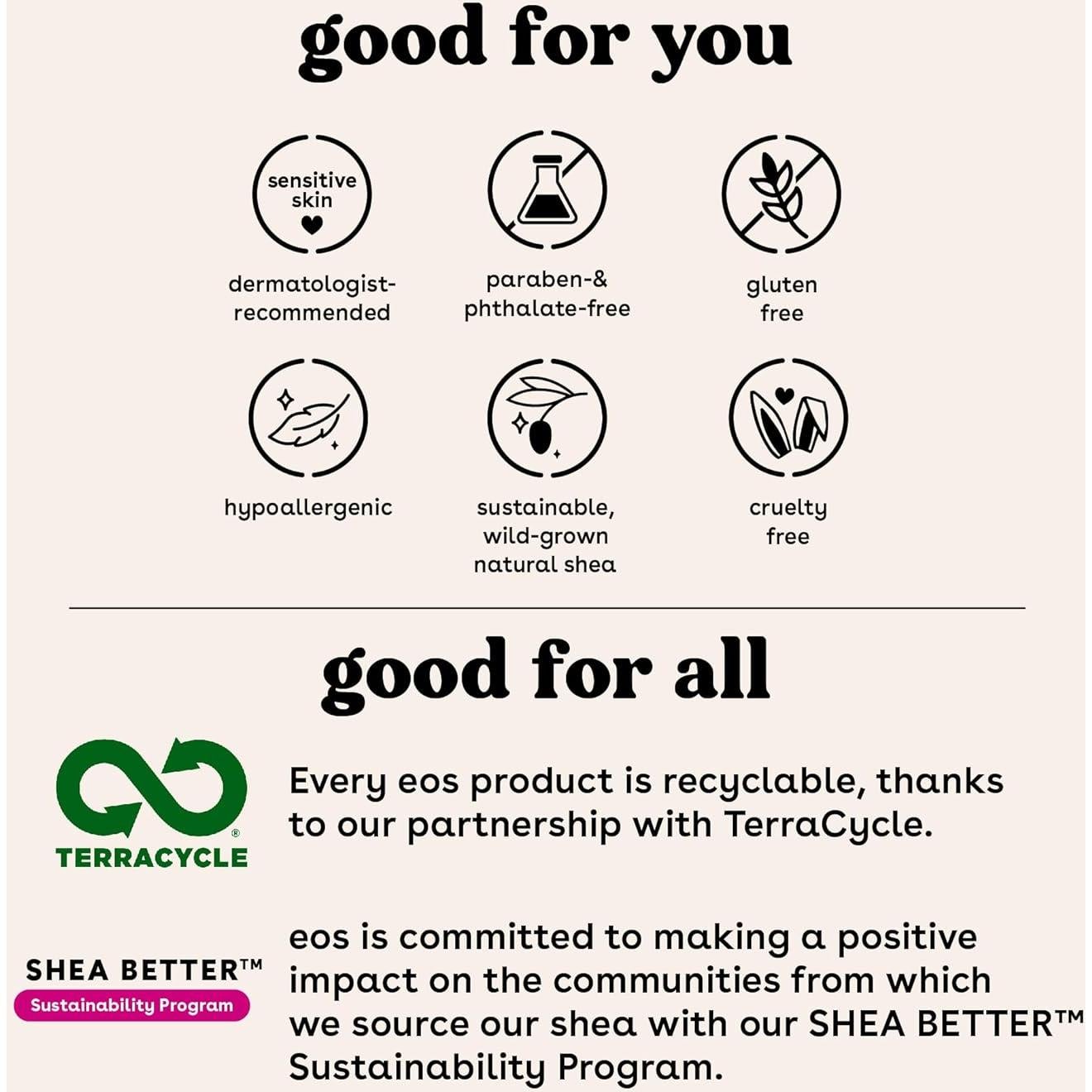 Bálsamo Labial 100% Natural eos Leche de Coco 4 g - Hidratación