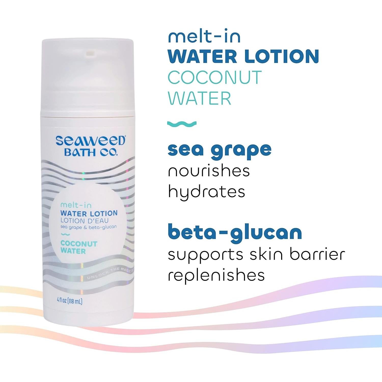 Loción Hidratante Seaweed Bath Co. Agua de Coco 113g