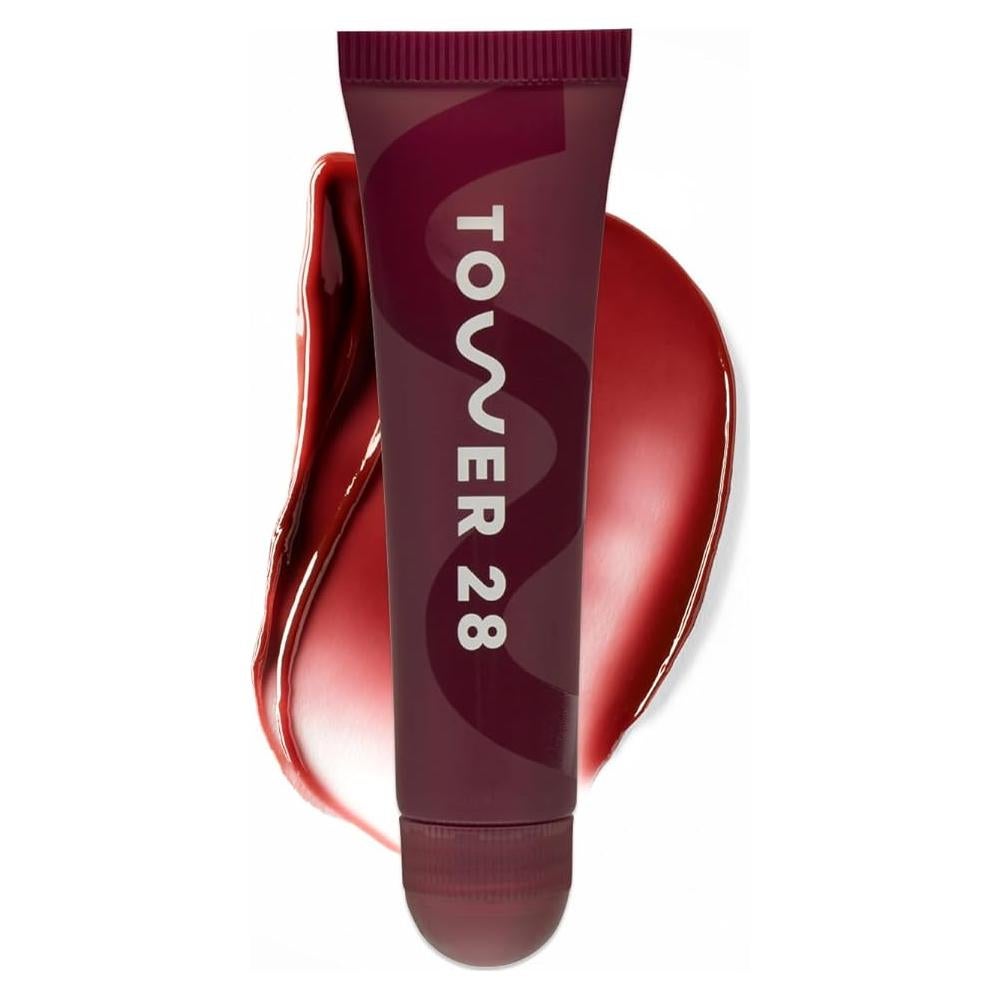 Bálsamo Labial Hidratante Tower 28 LipSoftie Burdeos 17g