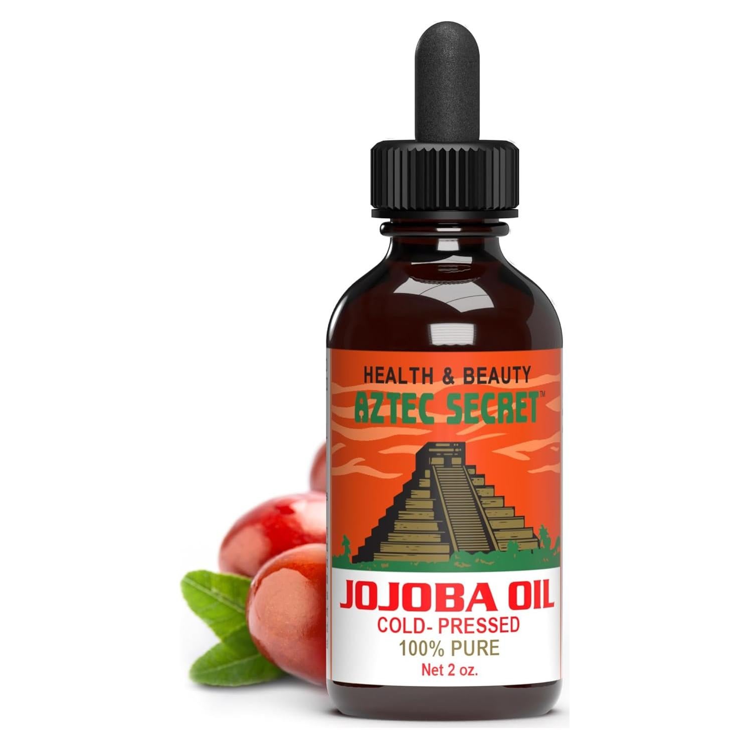 Aceite de Jojoba Puro Aztec Secret 59.15 ml - Hidratante Cabello y Piel