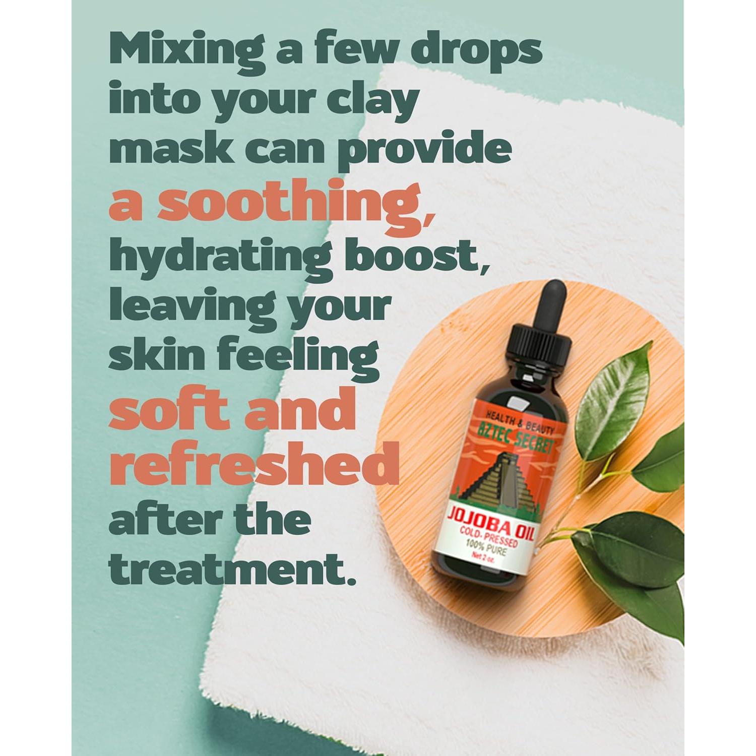 Aceite de Jojoba Puro Aztec Secret 59.15 ml - Hidratante Cabello y Piel