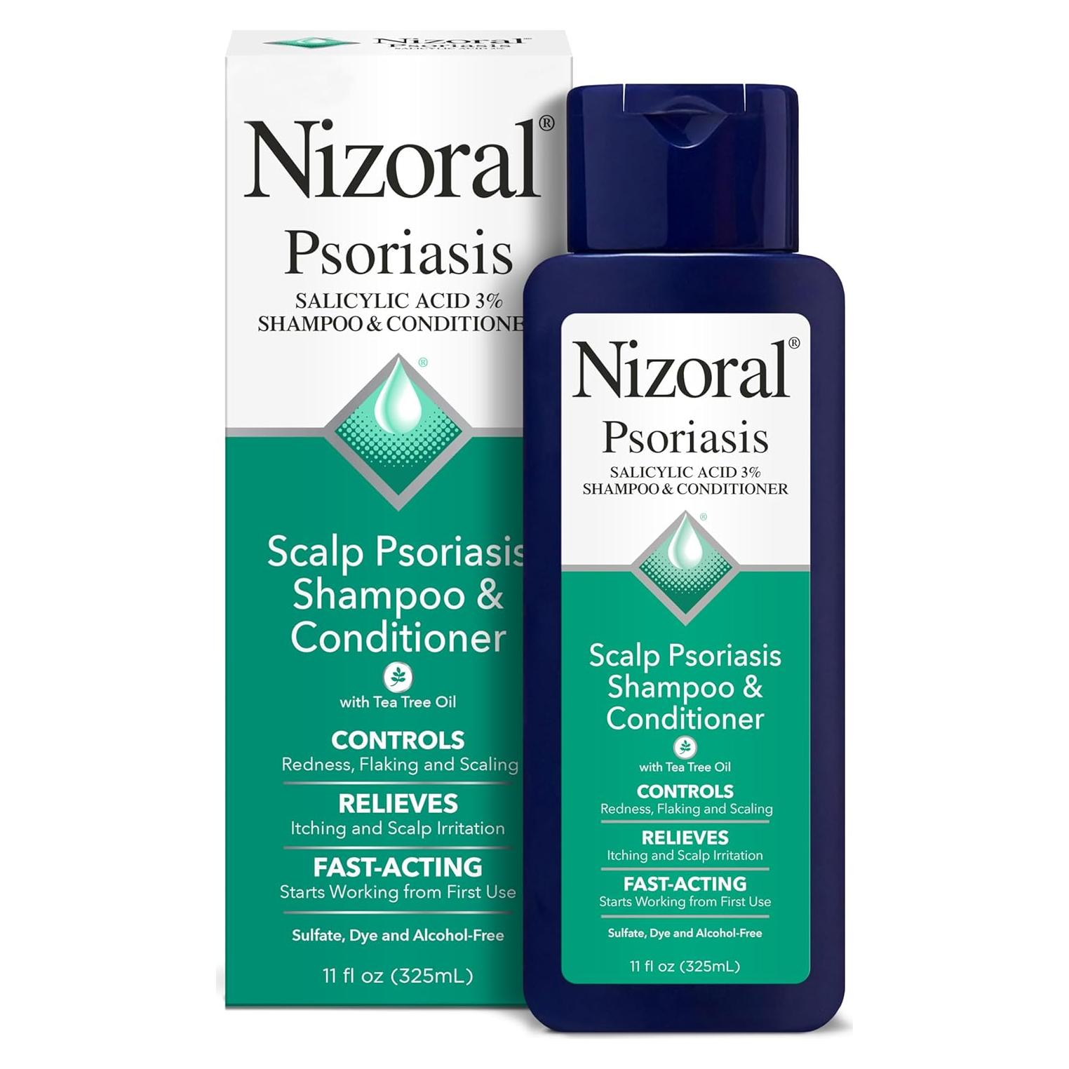 Champú y Acondicionador Nizoral 2 en 1 para Psoriasis 311 ml