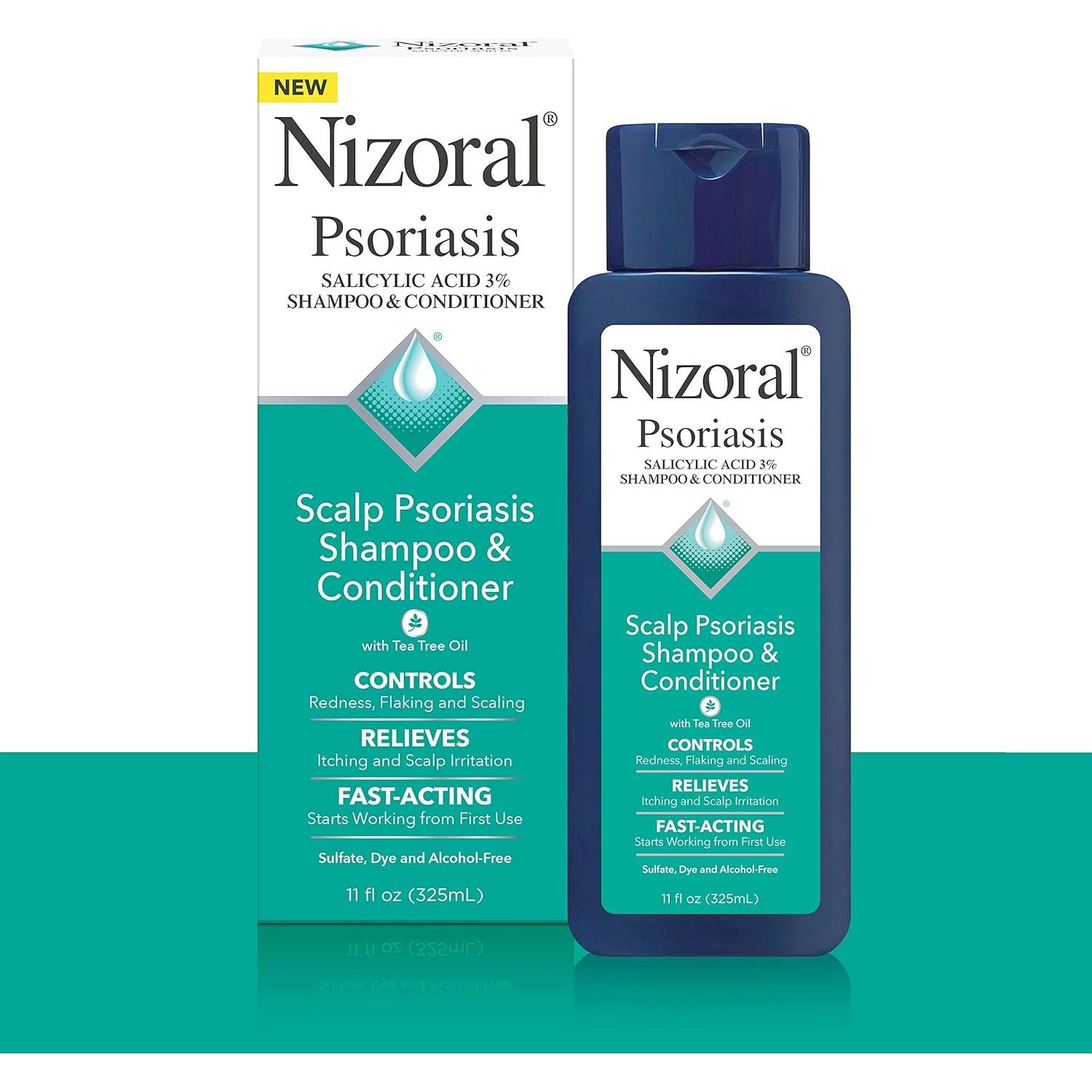 Champú y Acondicionador Nizoral 2 en 1 para Psoriasis 311 ml