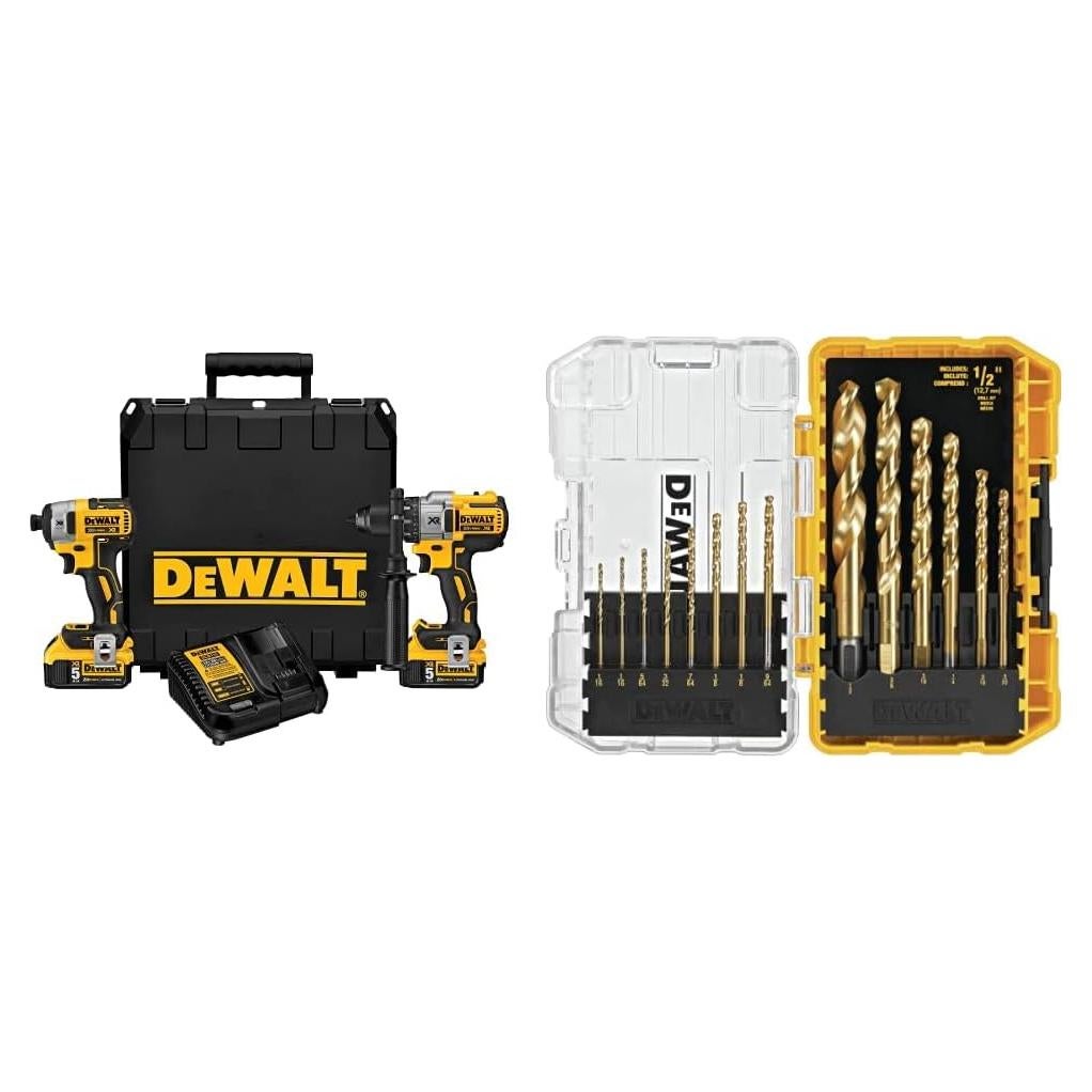 Kit Martillo Perforador y Destornillador DEWALT DCK299P2 20V 5.0 Ah
