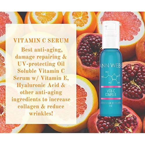 Suero de Vitamina C Ann Webb 14.79 ml - Antienvejecimiento y Hidratante