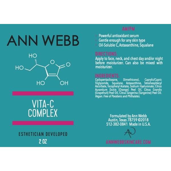Suero de Vitamina C Ann Webb 14.79 ml - Antienvejecimiento y Hidratante