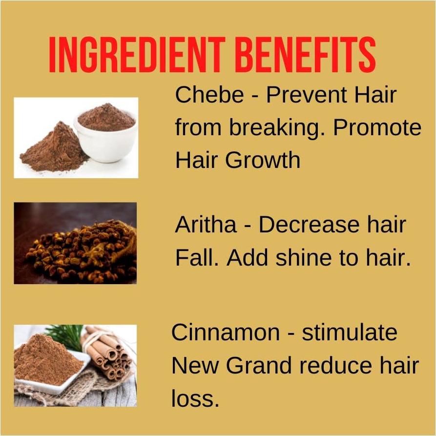 Manteca de Chebe para Crecimiento del Cabello - Biotina y MSM