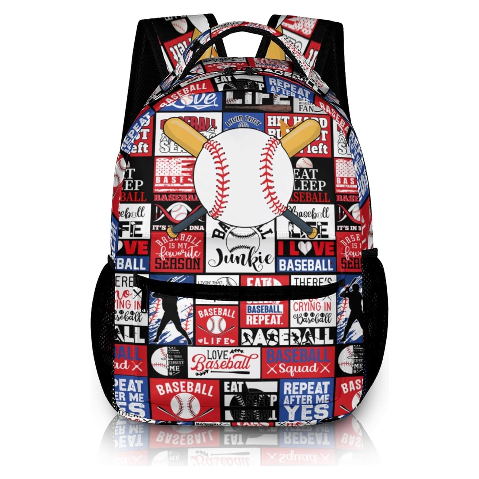 Mochila de béisbol SEAZUIIS 17L para niños y adultos