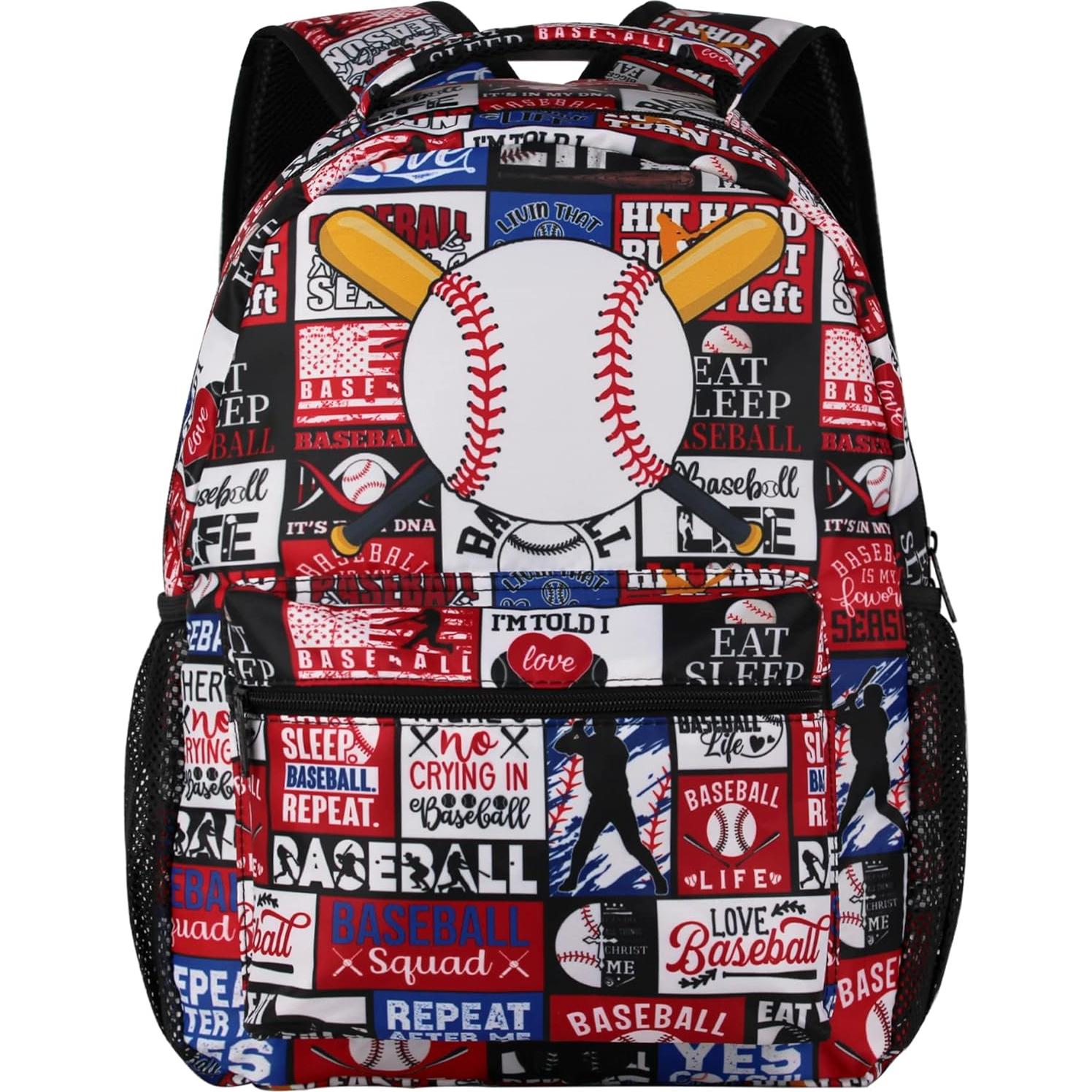 Mochila de béisbol SEAZUIIS 17L para niños y adultos