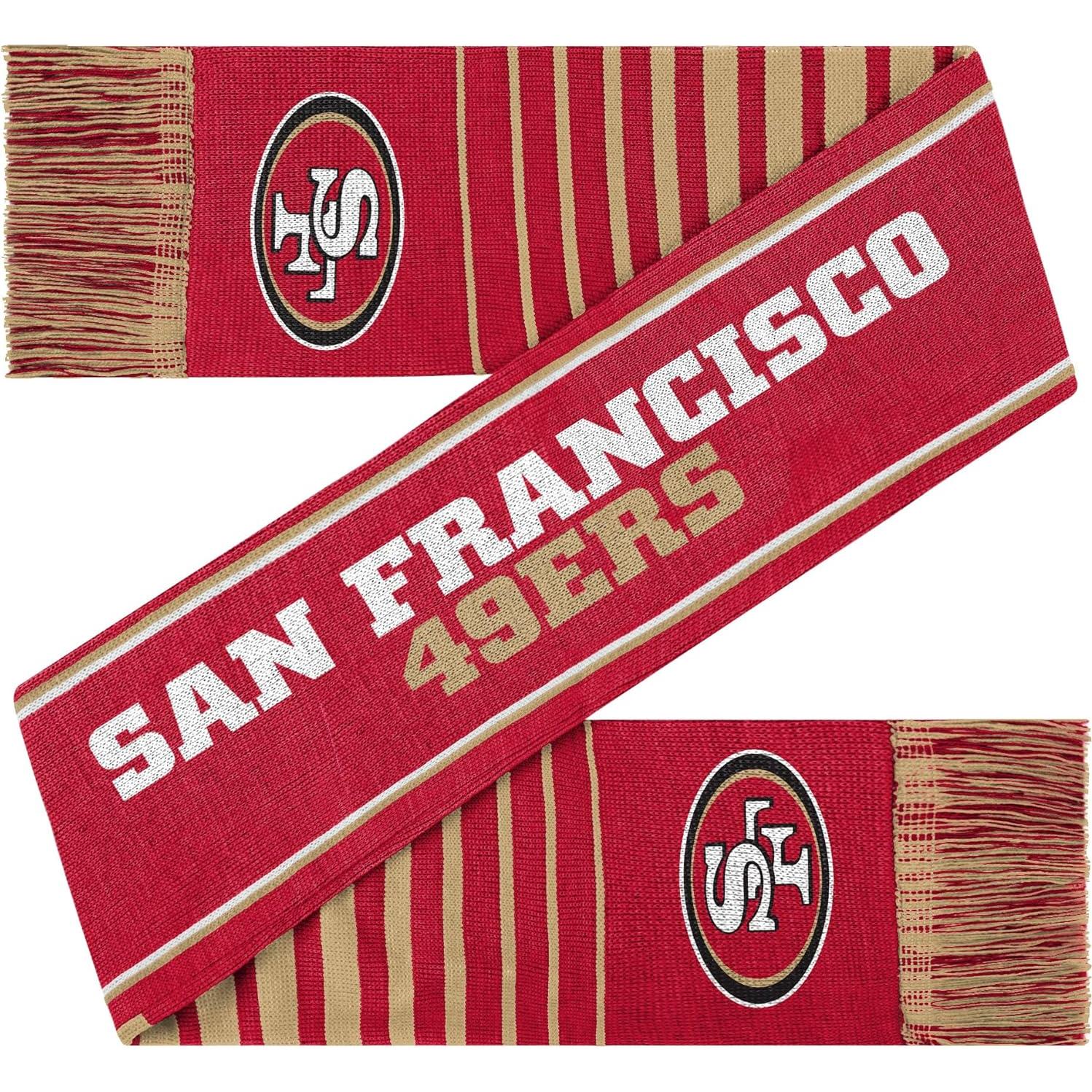 Bufanda Reversible FOCO San Francisco 49ers Unisex 165x19 cm
