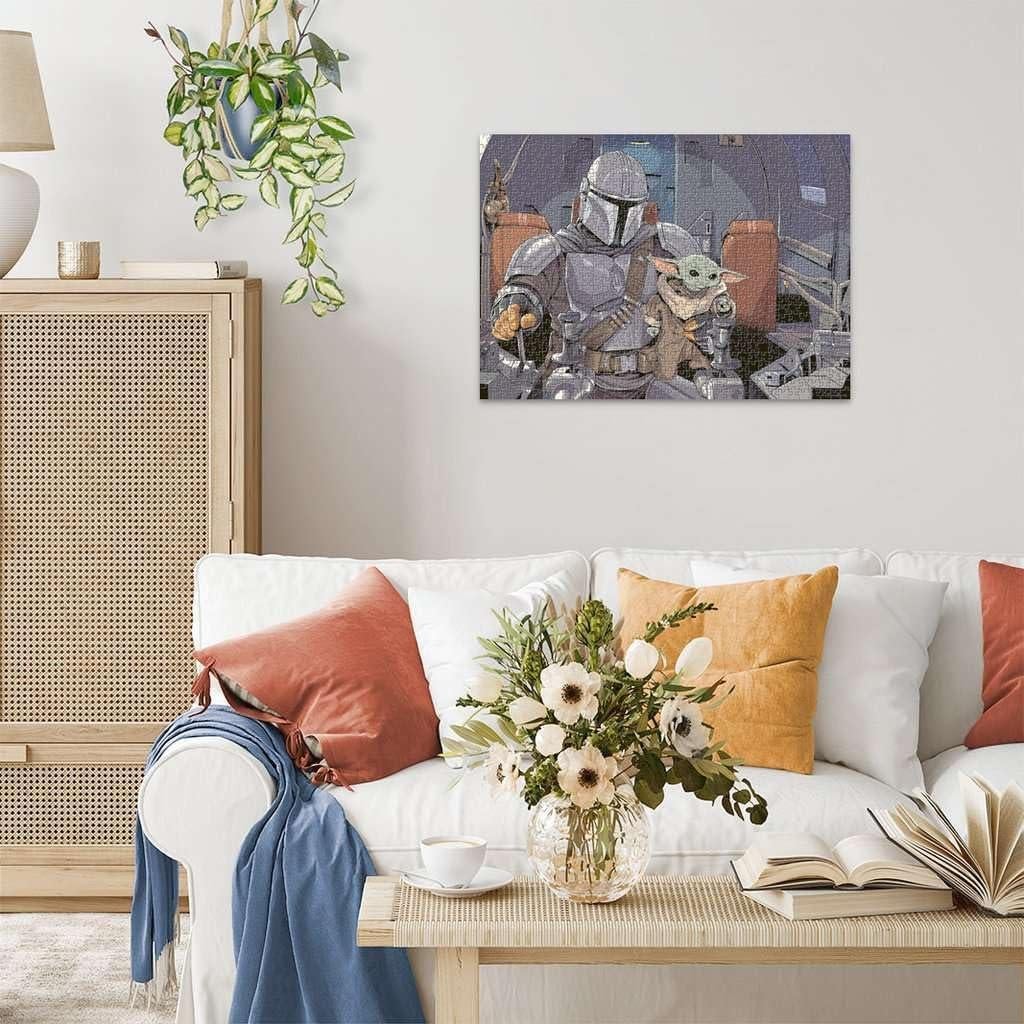 Rompecabezas Ravensburger The Mandalorian 1000 Piezas Premium