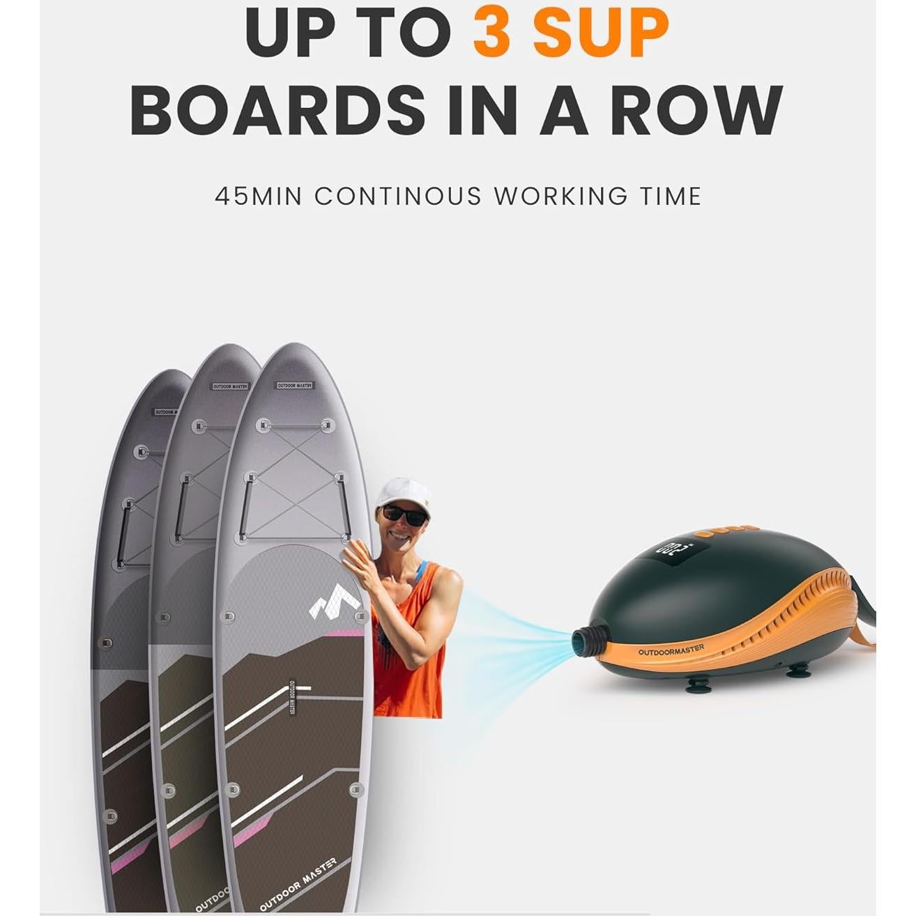 Bomba Eléctrica OutdoorMaster Dolphin 20 PSI Portátil