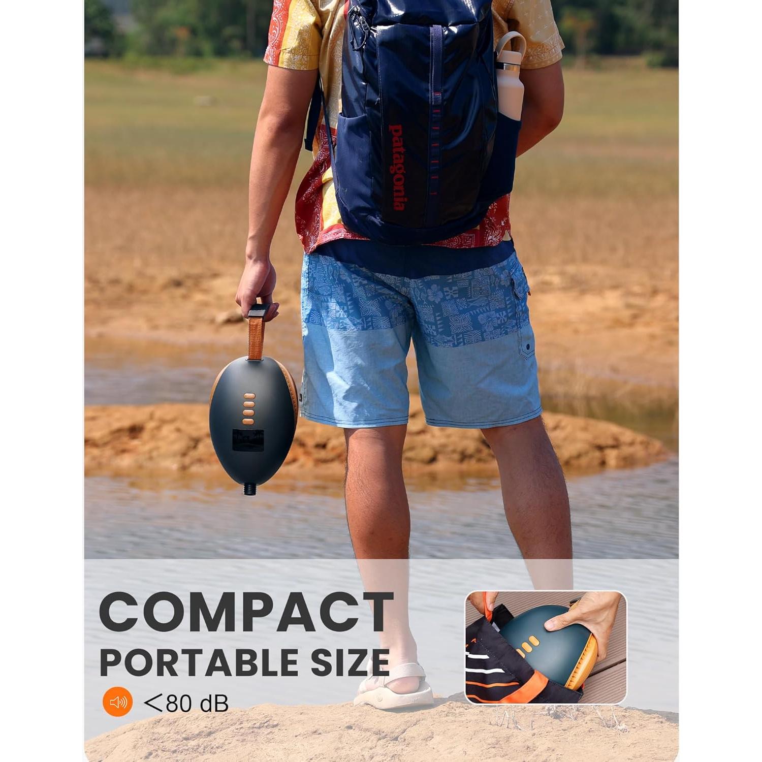 Bomba Eléctrica OutdoorMaster Dolphin 20 PSI Portátil