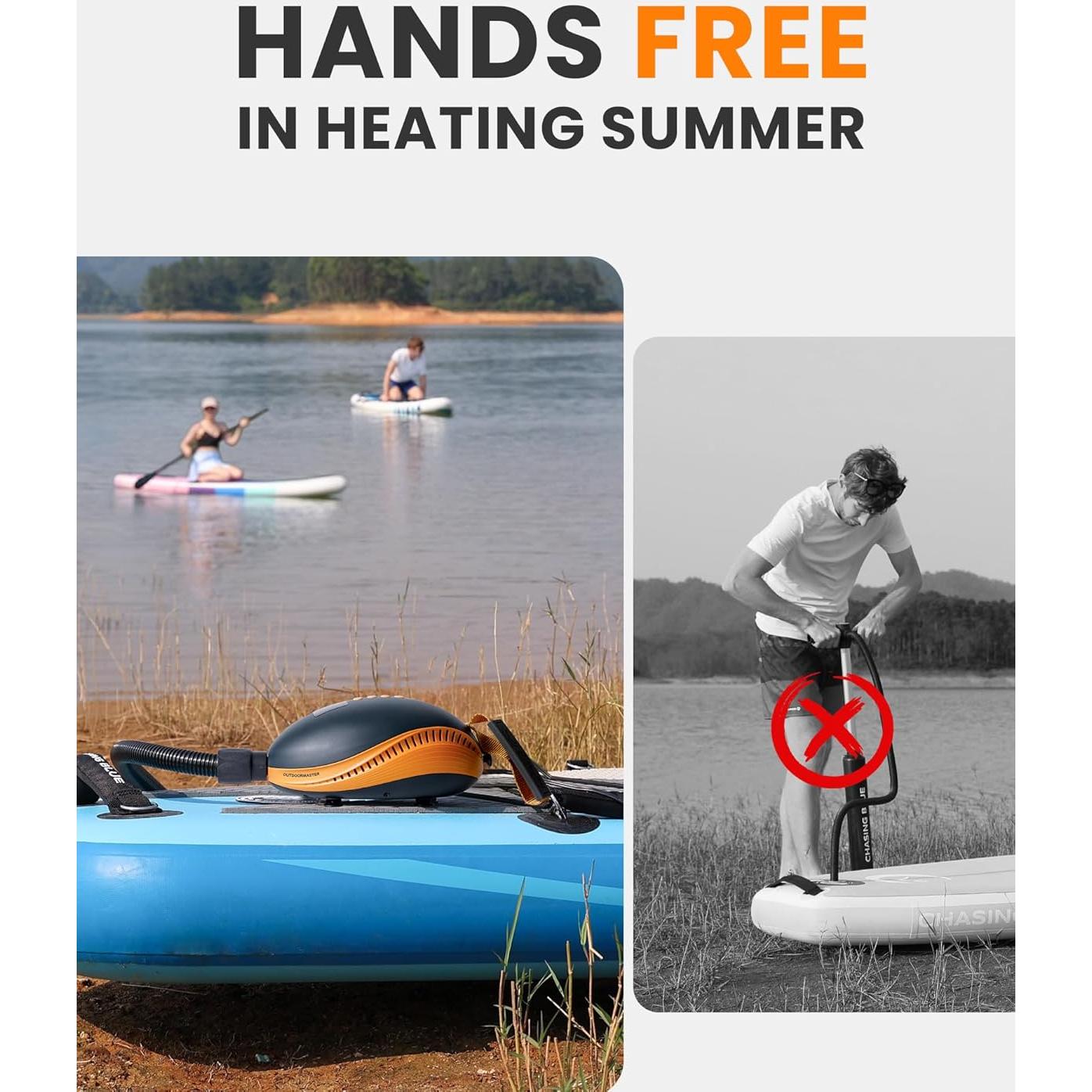 Bomba Eléctrica OutdoorMaster Dolphin 20 PSI Portátil