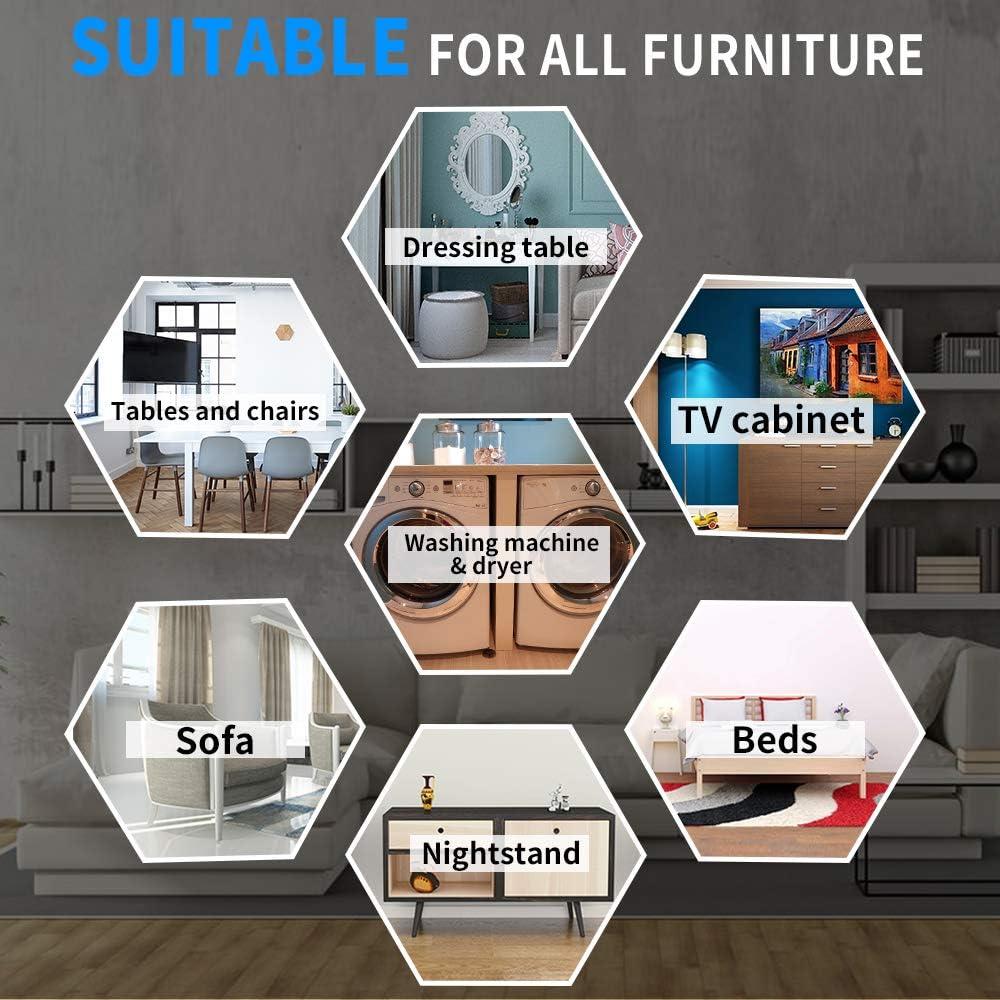 Deslizadores de Muebles Kayzn 4+4 para Alfombra y Piso Duro