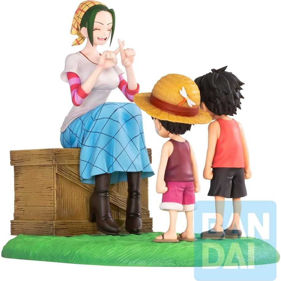 Estatua Coleccionable One Piece Luffy Ace Makino 13 cm