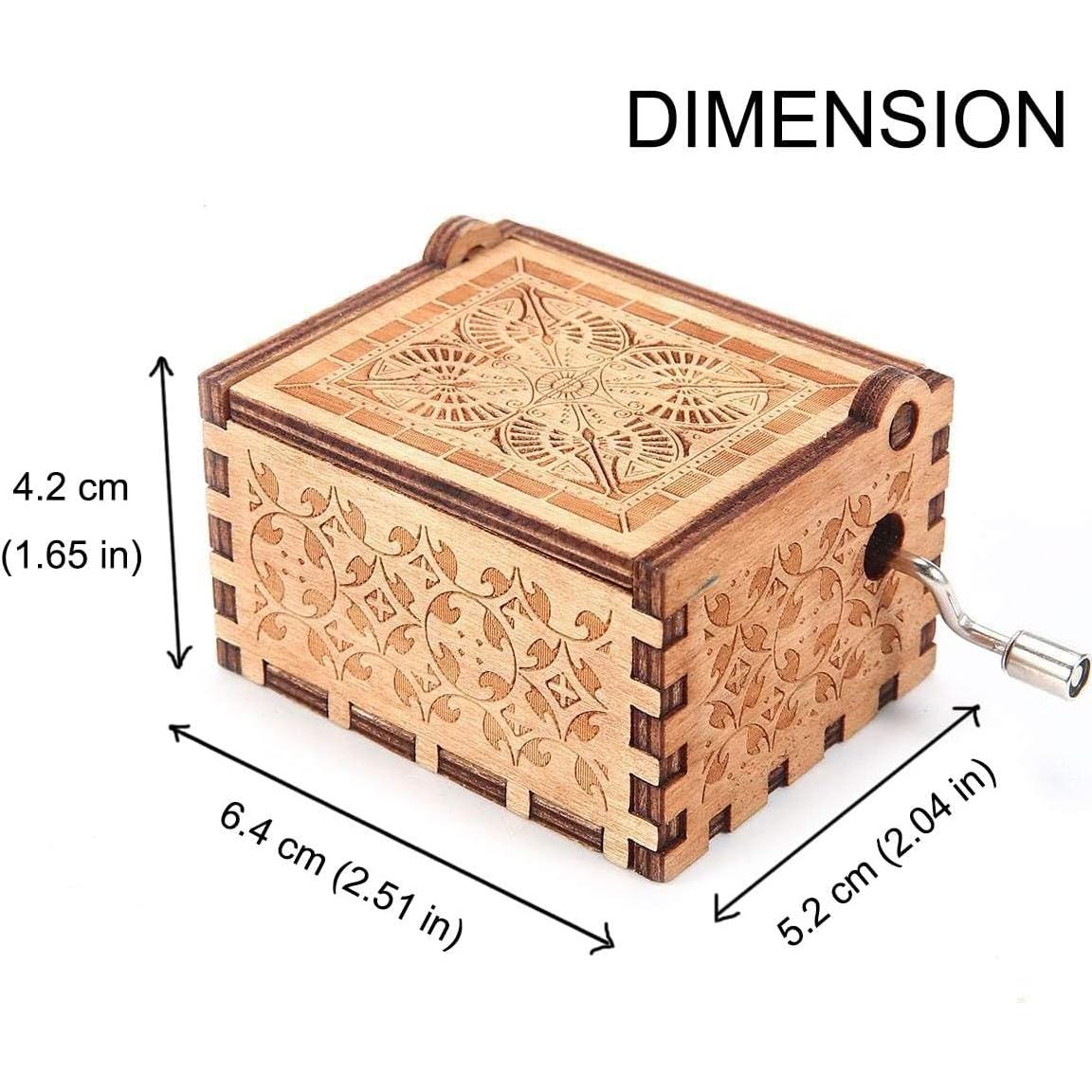Caja de Música de Madera Ukebobo - Melodía Eres mi Rayo de Sol