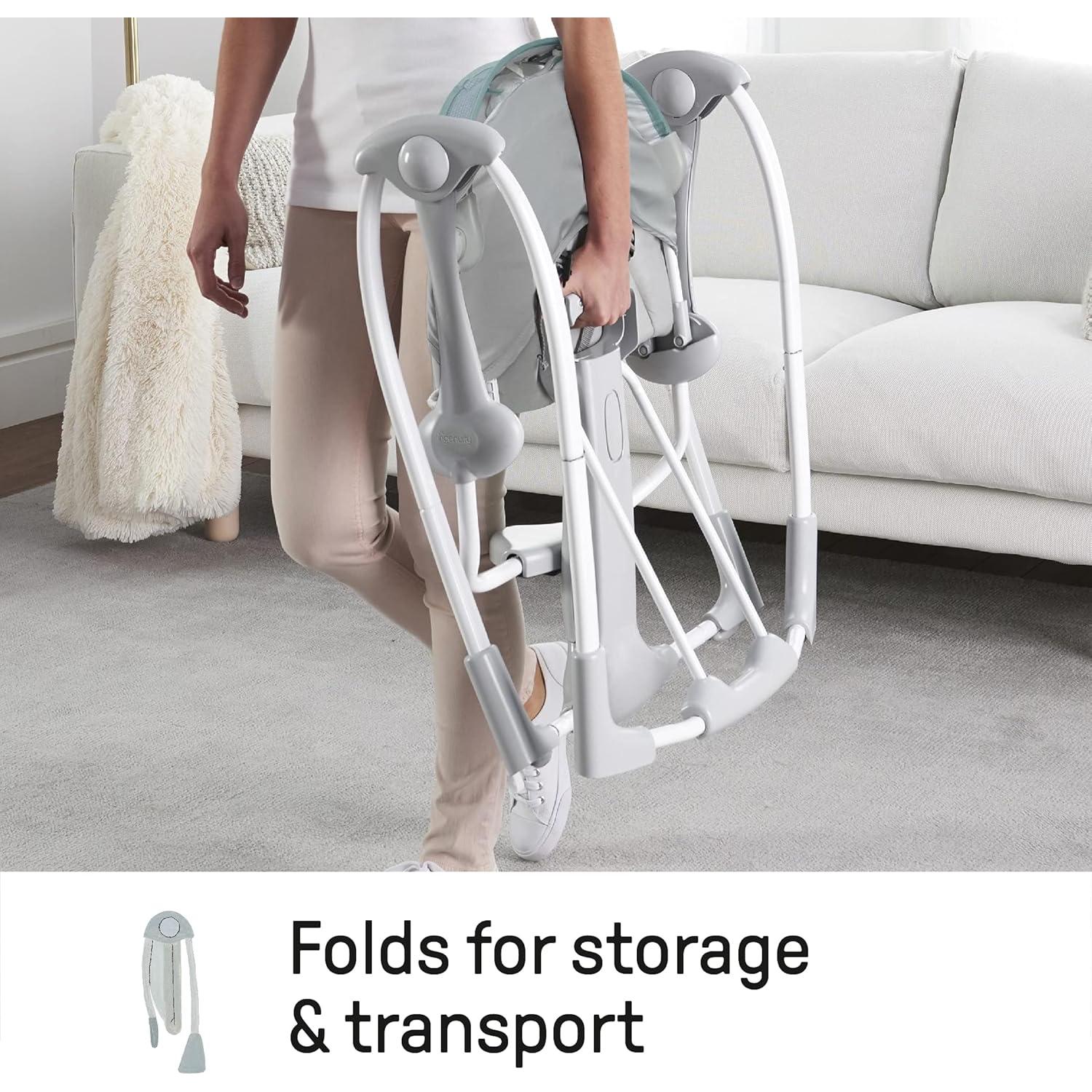 Columpio Portátil Ingenuidad Abernathy para Bebés 0-9 Meses