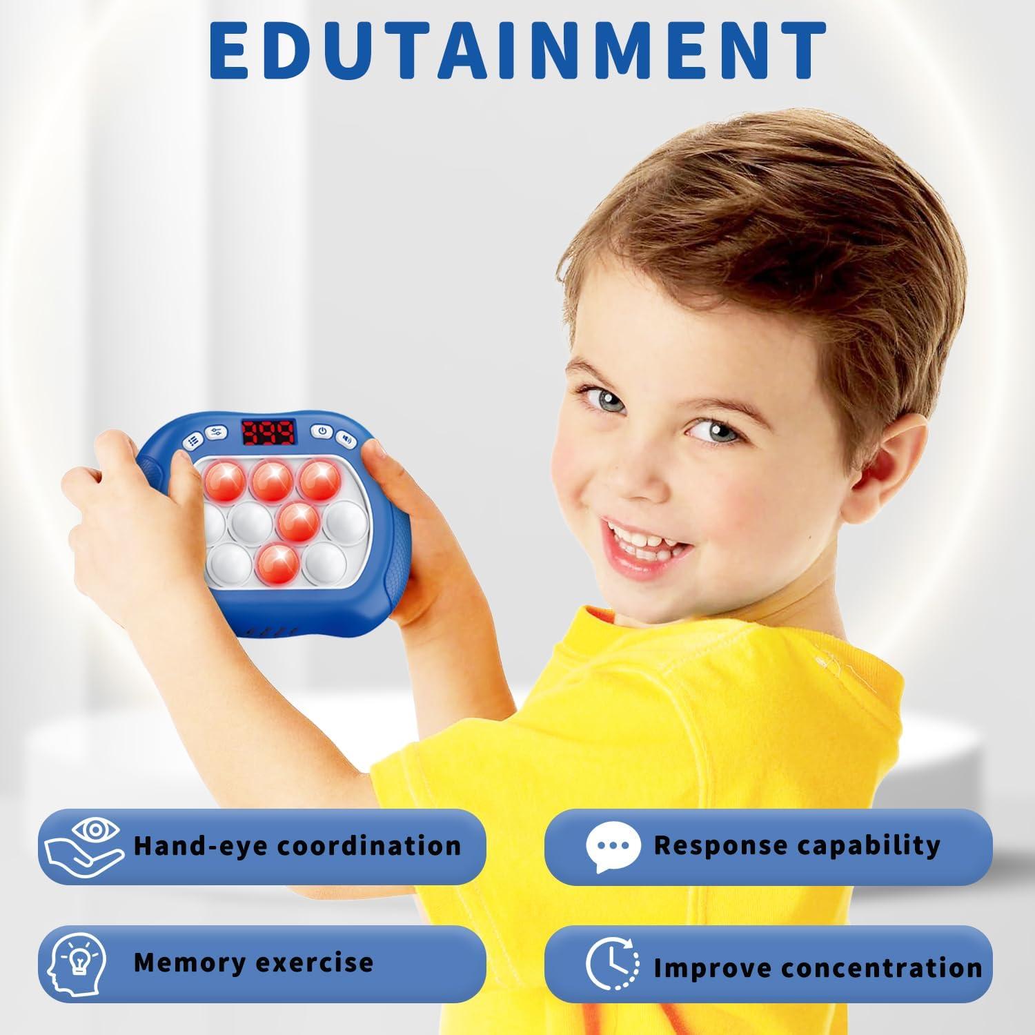 Juguete Antiestrés Pop Game Intoypad Azul con Pantalla LED