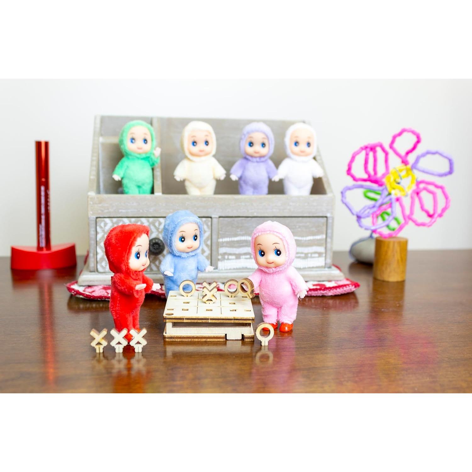 Muñeca Elfo Bebé Posable Azul 10 cm - Yiwu Co., Ltd