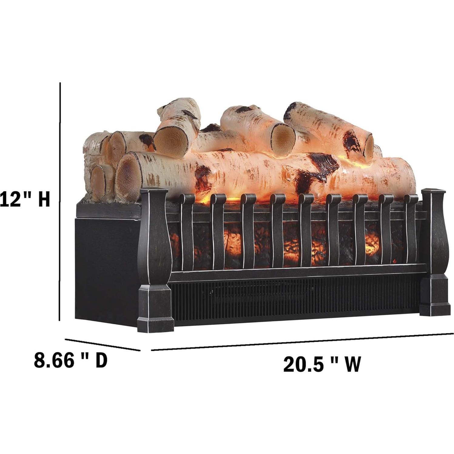 Estufa de Leña Eléctrica Duraflame 20.5" con Control Remoto